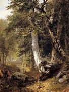 Asher Brown Durand Sketch in the Woods oil